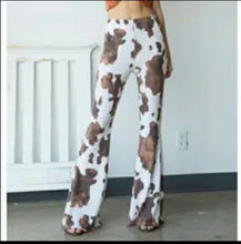 Load image into Gallery viewer, Cow Print Pants