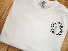 Load image into Gallery viewer, 👻 Leopard Ghost Comfort Colors Pocket Tee